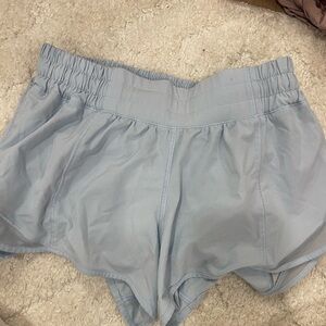 lululemon athletica Light Blue Athletic Shorts